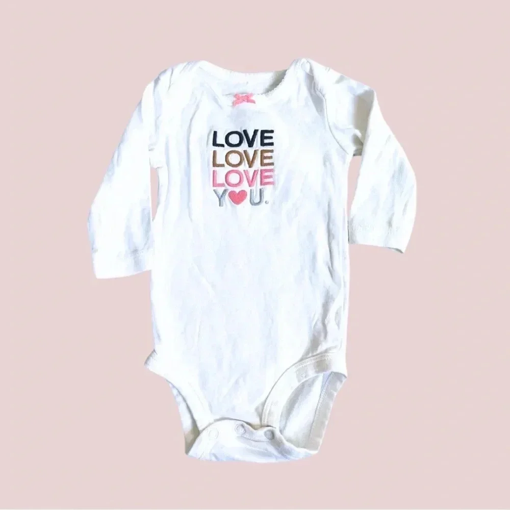 Baby Girls’ Bodysuit Bundle | Carter’s & Koala Baby Onesies | 3M 100% Cotton